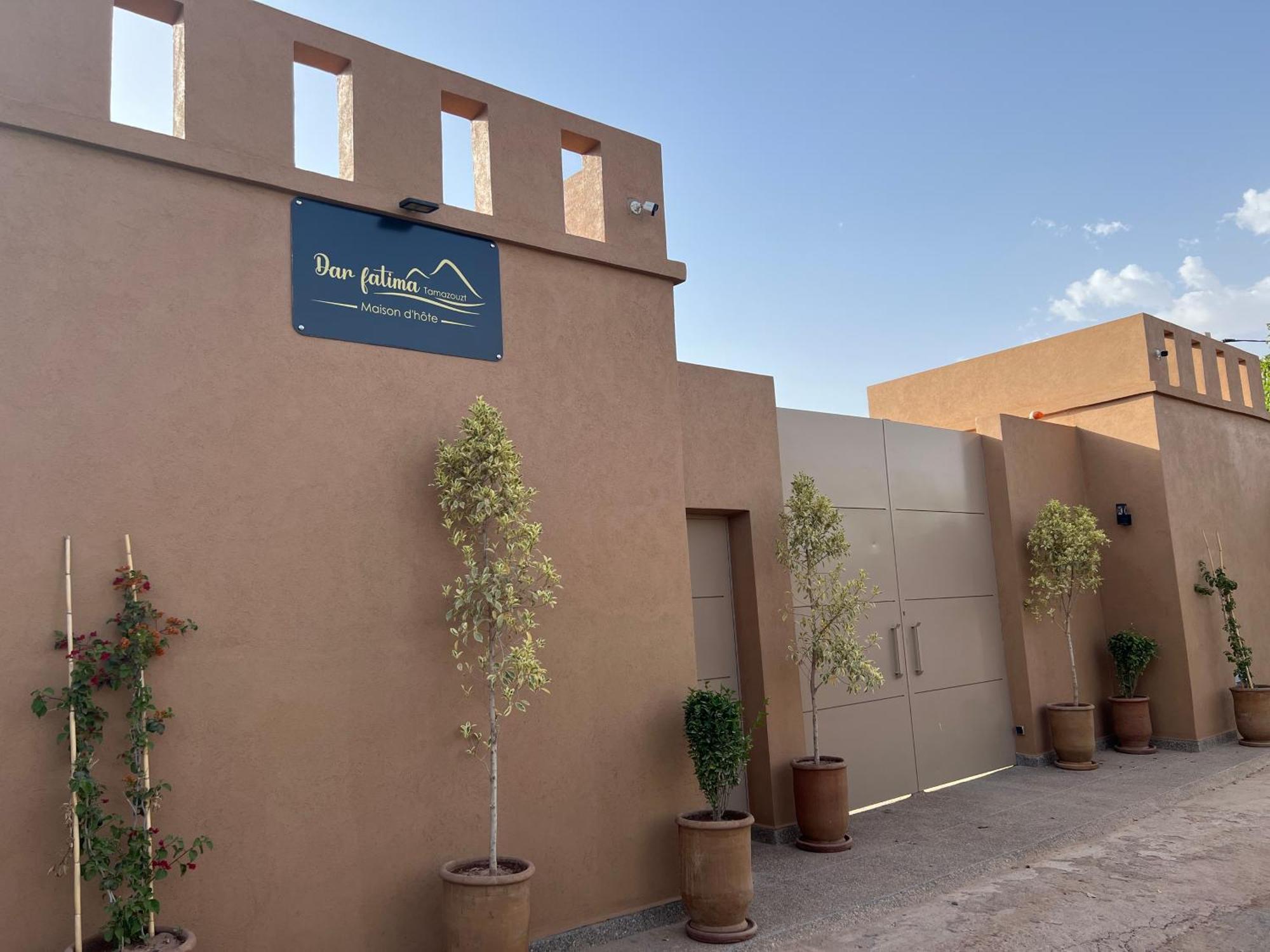 Hotel Dar Fatima Tamazouzt à Tamazouzte  Extérieur photo